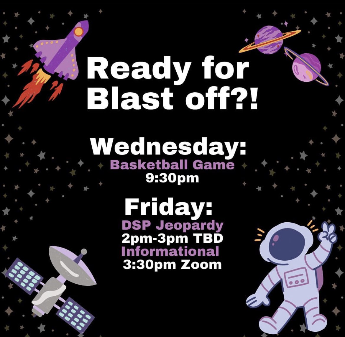 Recruitment week has been extended 👀 
hope to see u Tuesday 👉👈