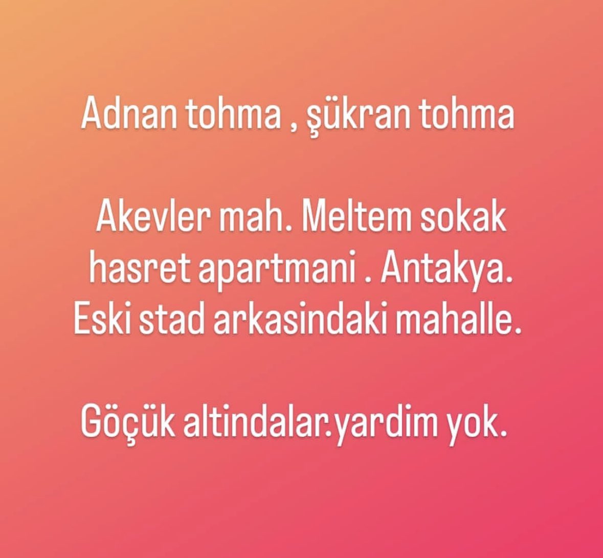 Arkadaşlarımızın anne babasına ulaşamıyoruz