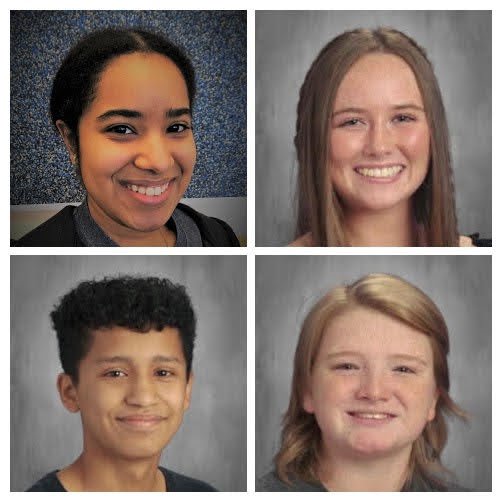 The Mustangs of the Month are selected for their attitude, work ethic, citizenship, and excellence. February's Mustangs of the Month are Neysha Fontanez-Gotay, Chesney Coggins, Dilmer Guzman, and Cade Rice.