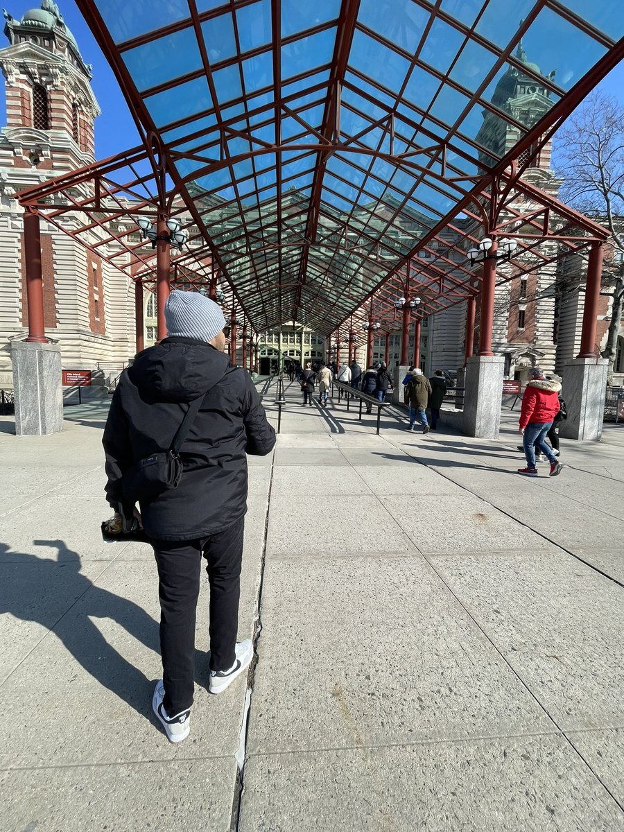 GorgeousBama's tweet photo. My favorite view in NYC has been watching my husband geek out over history. https://t.co/0SMUQxK4yM