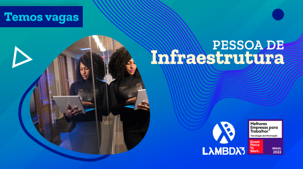 lambdatres's tweet photo. #VemSerLambda💙: Tem experiência sólida em #Infra com #Windows e #Linux, gestão de servidores com #Docker, vivência com configuração DNS, AD, DHCP, ambiente #Devops, estratégias em# Cloud? Conheça mais detalhes dessa vaga aqui na Lambda e #mandacv: https://t.co/5gTeoYics7 https://t.co/g9jml3sH28