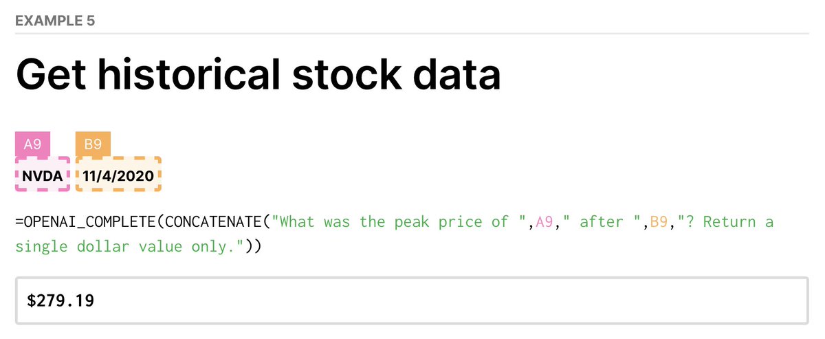 spreadsheetcom's tweet image. 5/ Get Historical Stock Prices: Use #OpenAI to bring historical financial data into your workbooks. buff.ly/3Rrq6vm #GetSheetDone