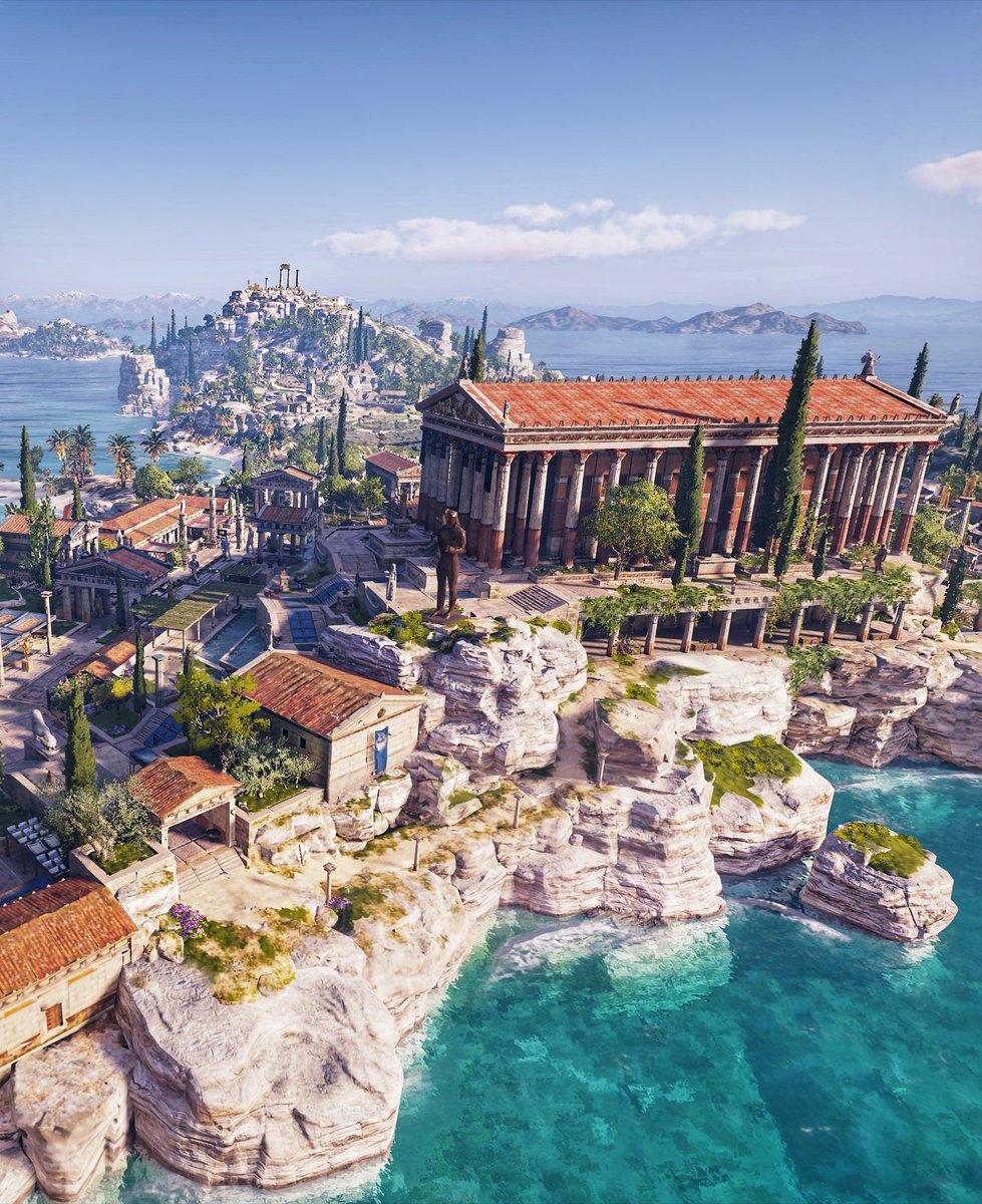 ArysPan's tweet photo. Temple of Apollo in the Island of Delos from Assassin's Creed: Odyssey https://t.co/N43llDGmqP