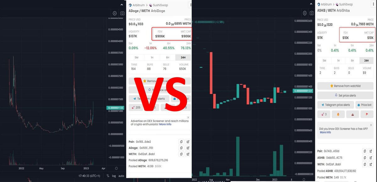 $ADoge vs $ASHIB  The dog fight 💵