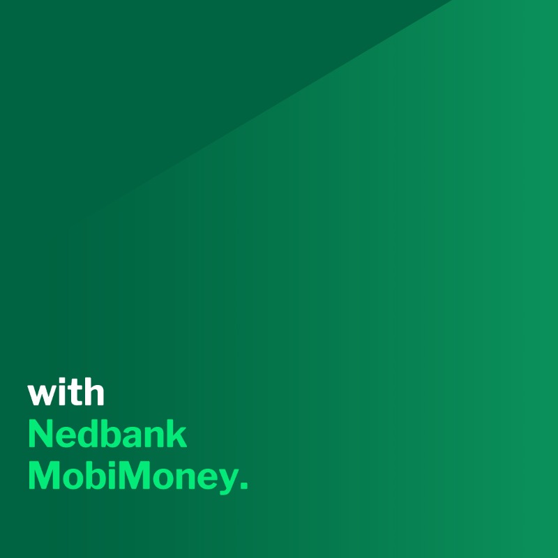 Nedbank's tweet photo. Mara, why would you make a trip to the branch or ATM for what you can do from your couch? Bank instantly from your phone.