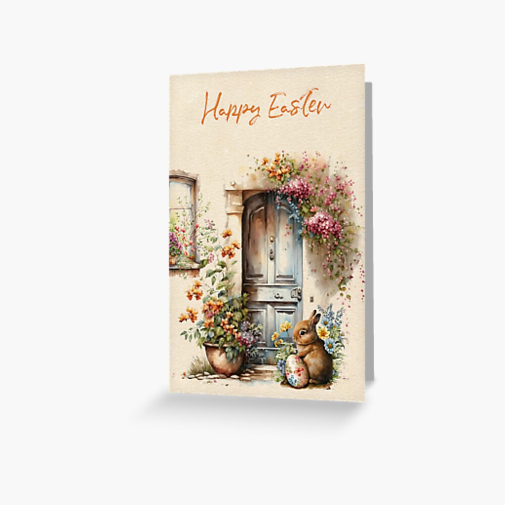 Brdmeadowdesign's tweet photo. Easter Rabbit-Floral Cottage-1 Greeting Card by broadmeadow https://t.co/rXudw7zq1c #easter #cottagecore #rabbits https://t.co/8xa7fjeGJB