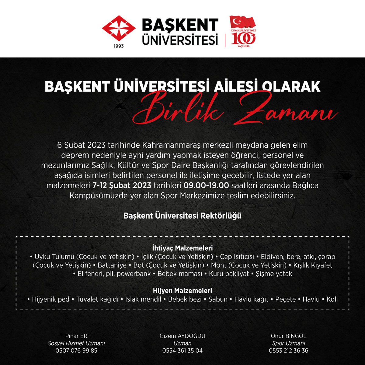 Başkent Üniversitesi Teknoloji ve Bilgi Yönetimi (@baskenttby) on Twitter photo 