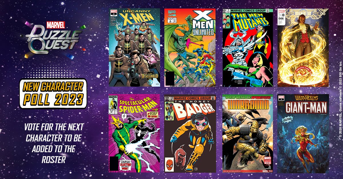 Marvel Games on Twitter "RT MarvelPuzzle Voting starts today in our