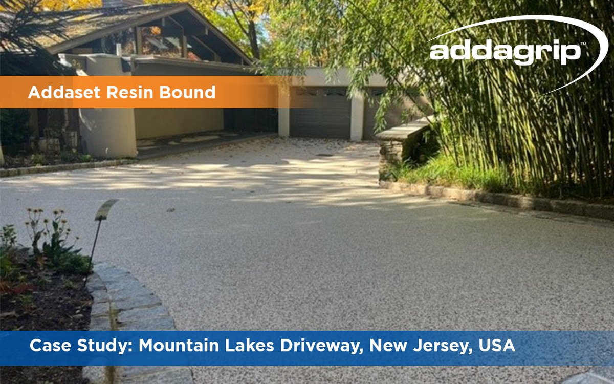 addagripterraco's tweet image. Read our latest case study from Addagrip approved contractor Chameleon Ways who installed a seamless Addaset resin bound driveway in Mountain Lakes, New Jersey, USA - complete with underfloor heating for a snow and ice free surface bit.ly/3HrL6xm #resindrive #porous