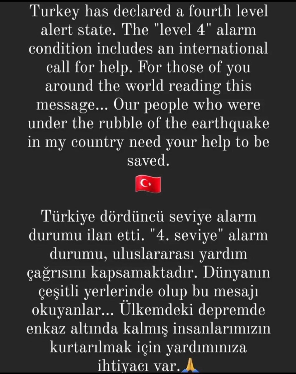 Duuyguuh's tweet photo. #Turcja #TurkeyEarthquake #TURKEYNEEDSHELP #Russian #PrayForTurkey #Turkey #HELP #HelpTurkey #Helpworld https://t.co/2iOgfBN1xz