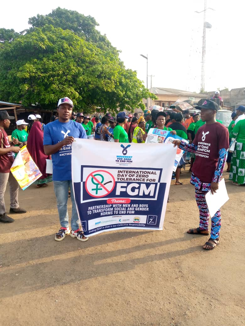 Assistant director, nursing services, <a href="/Ulera_Ekiti/">Ekiti State Ministry of Health and Human Services</a> sensitised the public on the harms of #FGM and urged men to actively participate in ending FGM particularly at their homes.
#EndFGM
#Act2EndFGM
#Grammys2023 
<a href="/M4Good2EndFGM/">Movement For Good To End FGM</a> 
<a href="/GPtoEndFGM/">UNFPA-UNICEF JP to End Female Genital Mutilation</a> 
<a href="/UNICEF_Nigeria/">UNICEF Nigeria</a> 
@EndingFGM 
<a href="/banjiakole/">Banji Mayowa Akole</a>