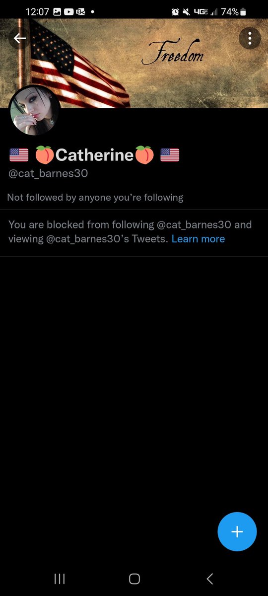 thebigfrogg23's tweet image. Got blocked. This account is either a fed or a dude but probably both.