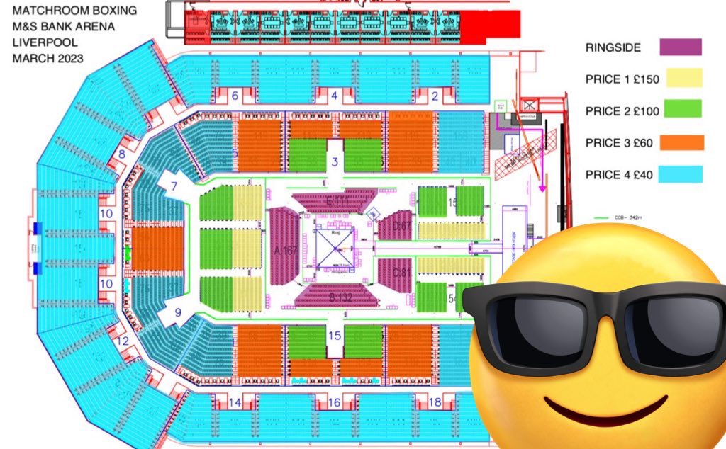 paddy_lacey's tweet photo. For all those coming could you please DM me please 📨
11th March 
@MandSBankArena 
Il get you sorted ASAP 👊🏻
Seating plan on the pic with prices. Let me know people 8-0 👊🏻😎
Thanks again everyone for there support also @SteveWoodVIP @JoeTonks10 @EddieHearn @MatchroomBoxing https://t.co/TcctWX0jhi