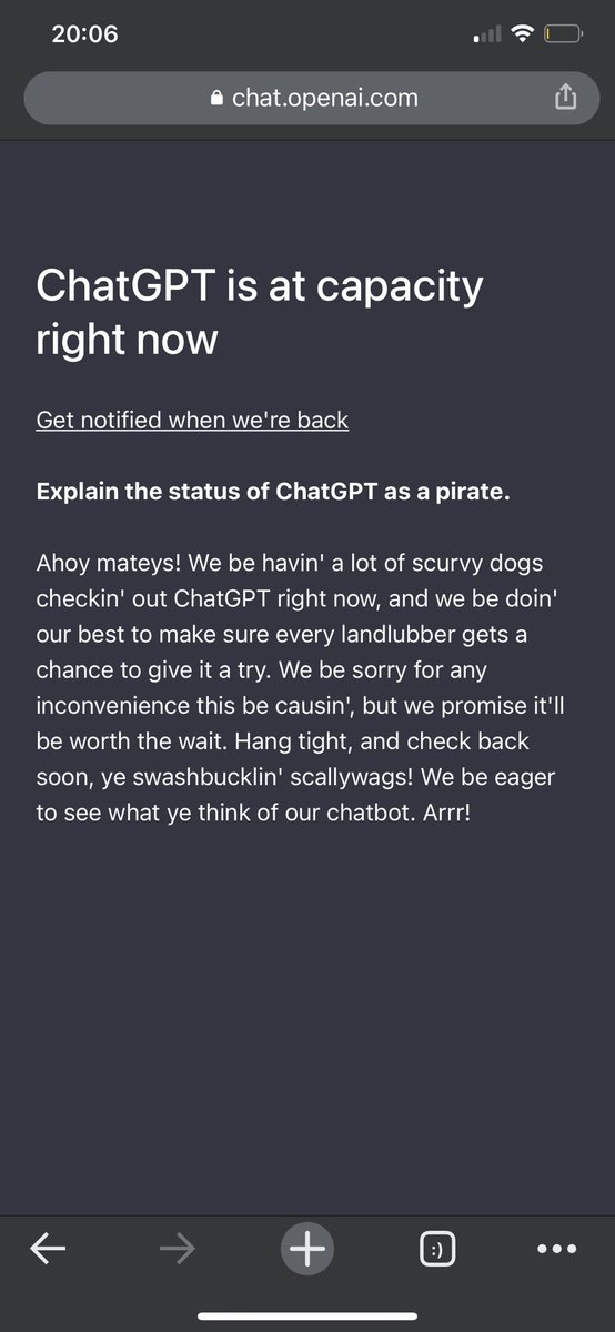 victorbiringi's tweet photo. Ai down😅 #ChatGPT https://t.co/6mqOIXyWPi