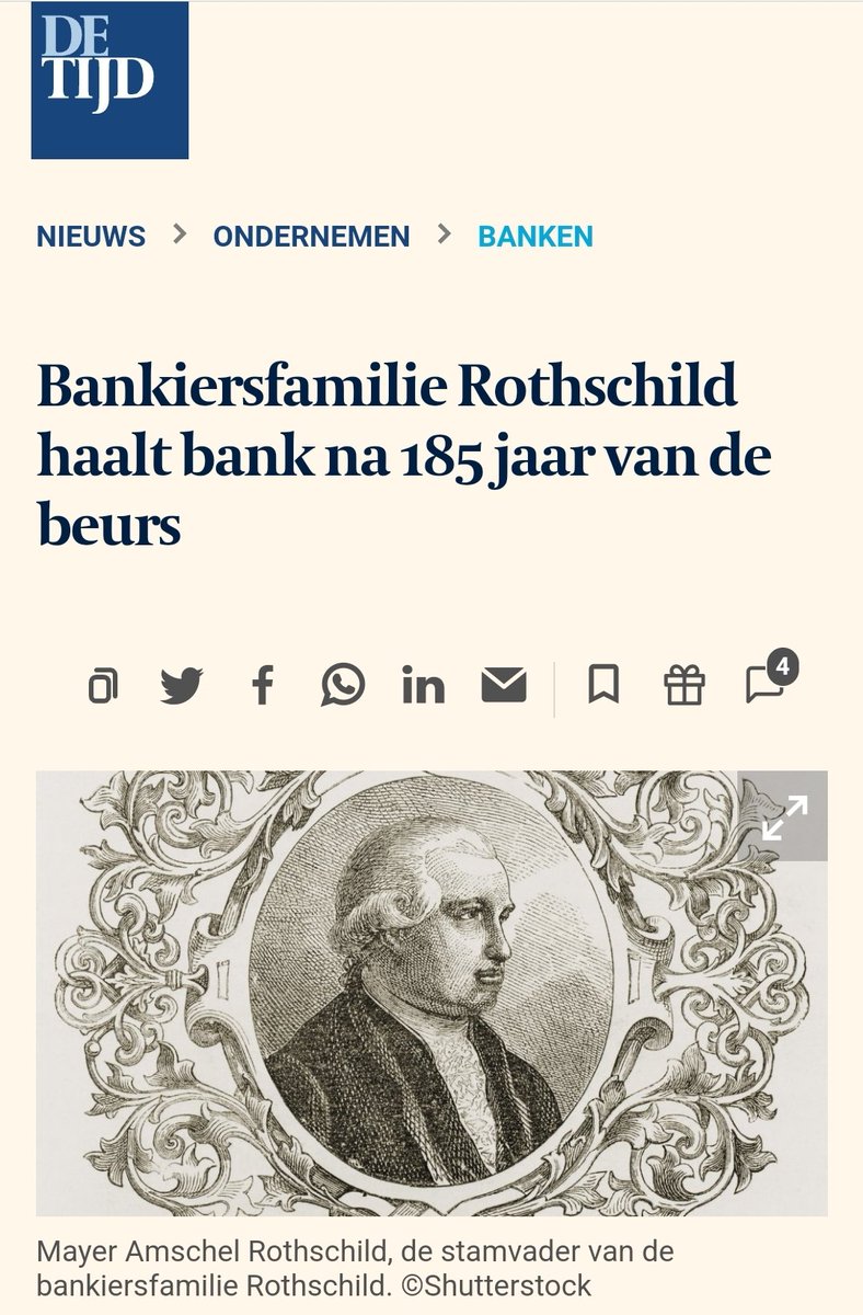 Wat weten de Rothschilds dat wij niet weten? 🤔
tijd.be/ondernemen/ban…