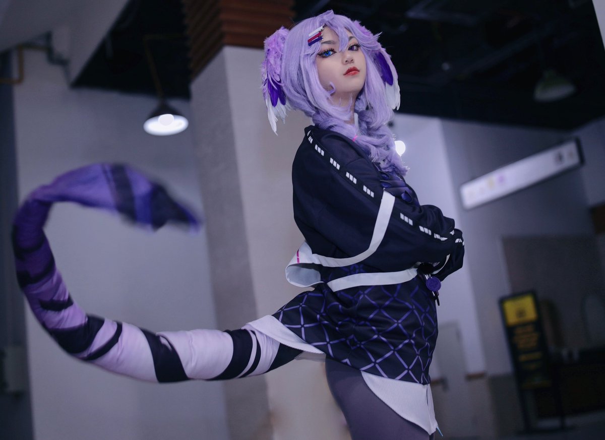 Ahhh my first Vtuber and female character cosplay 😭💦
Ngl i was pretty nervous cuz i didn’t think i could pull a purple dragon but I’m happy with how this turn out 🥺
#SelenTatsuki #Selengram