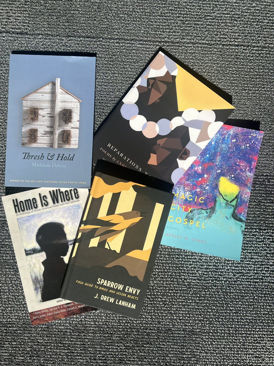 We’re highlighting our Black authors every week in Black History Month. Sharing some poems with y’all on this very sunny Monday! 

Check out <a href="/ALPoetLaureate/">@ALPoetLaureate</a> <a href="/wildandincolor/">J. Drew Lanham</a> <a href="/DekineSoul/">Marlanda Dekine</a> and our 2011 anthology edited by Kwame Dawes at hubcity.org/poetry.