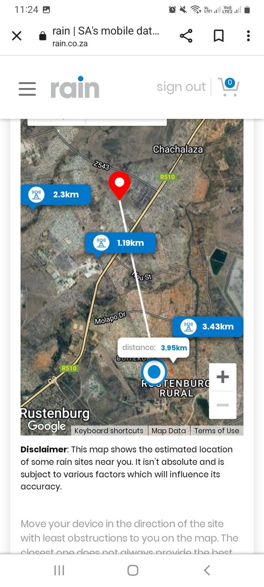 TMagoete's tweet photo. @rainSouthAfrica connected to 5g tower far from me which is not even working since 03 February 2023. Advised to reset, restart but all is not working. Thinking of cancelling, pls sort out these mess https://t.co/TD6Pew21YQ