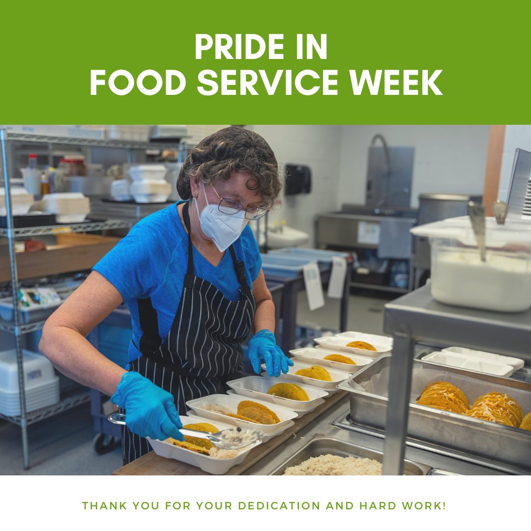 A week dedicated to recognizing the commitment of food service teams everywhere! We love this photo of this KCA employee from Kings County Academy in Nova Scotia–always serving healthy meals to their 630 students with a smile!