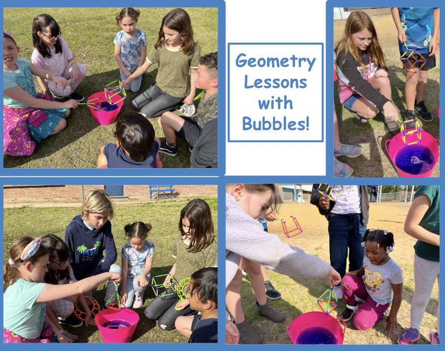 Geometry, Big Kid Buddies, and Bubbles! What could be better @WES_STREAM? Thanks <a href="/Tryazon/">Tryazon</a> and @SouthBeachBubbles for this amazing opportunity for our Kinder and 4th grade kids to experience STEM and learning fun together.
#Tryazon #SouthBeachBubbles #BuildABubble
#STEMeducation