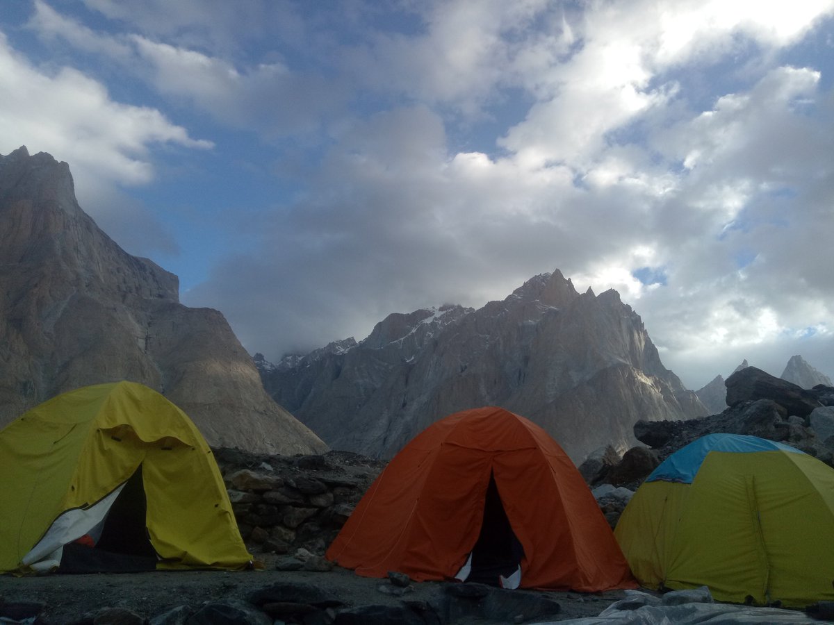 a night 
during K2 base camp trek 
details in northparadise.com.pk