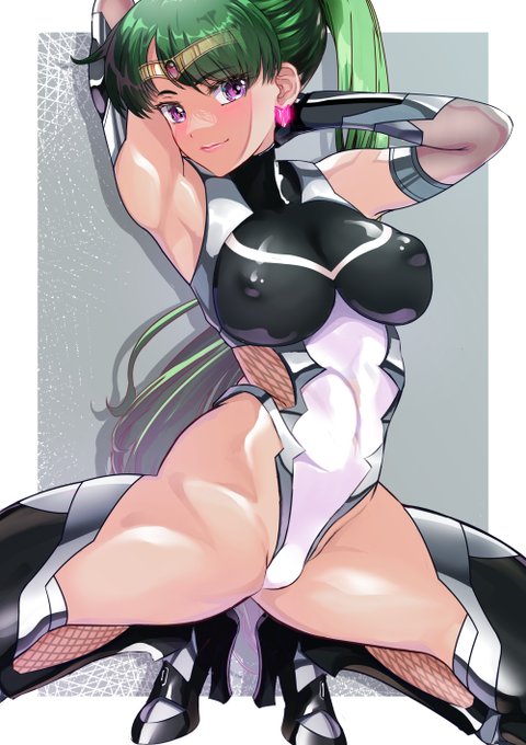 おはようございます❤
本日はプル～トお姉様の悩ましポーズ❤
ぷるぷる❤ぷるぅ～と❤(#^.^#)
#セーラー対魔忍 
#セーラープルート 
#褐色 