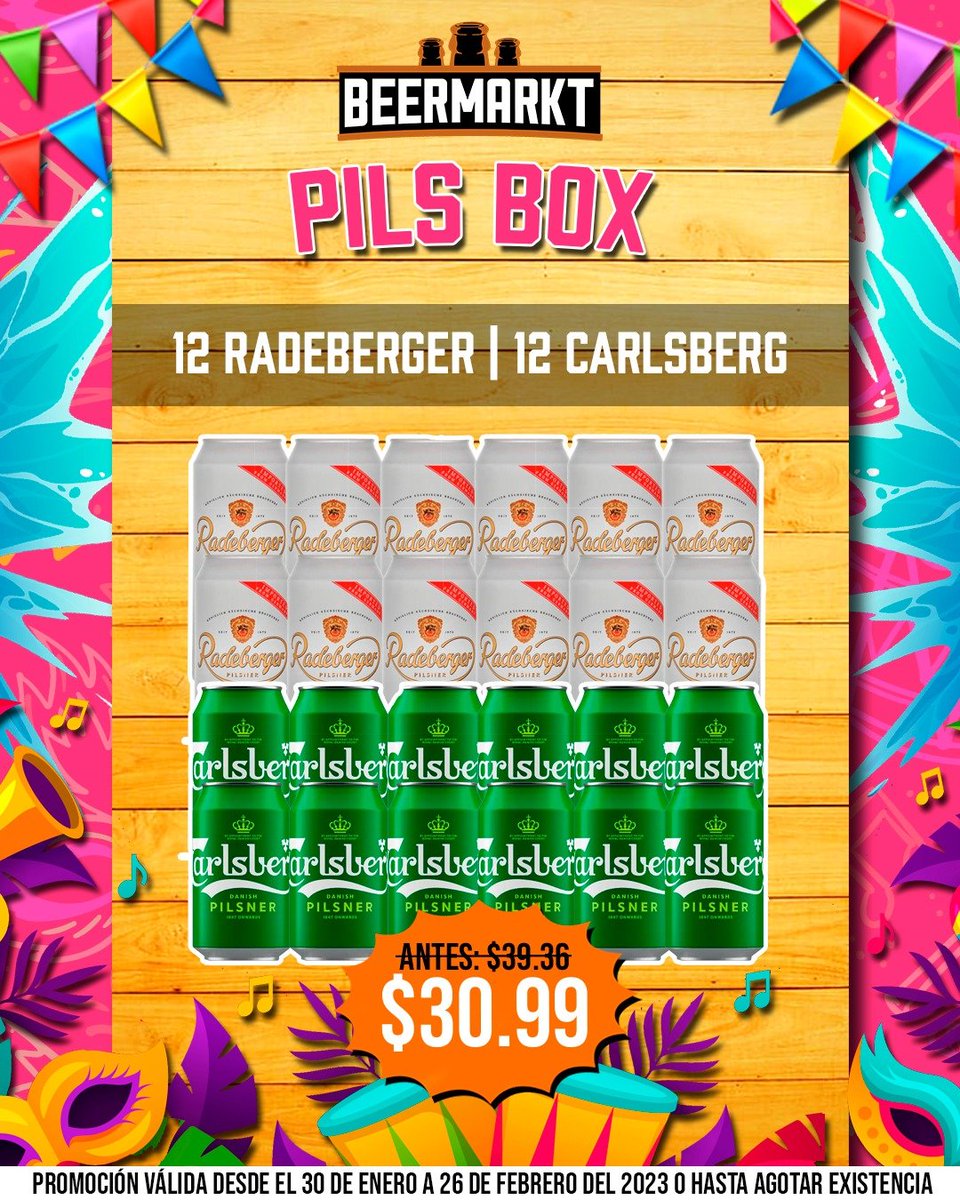 Beermarktpanama's tweet photo. Ya huele a culecos💦😎
Aprovecha las mejores promos para que armes tu party en estos carnavales 2023. https://t.co/lshfJVHMxE