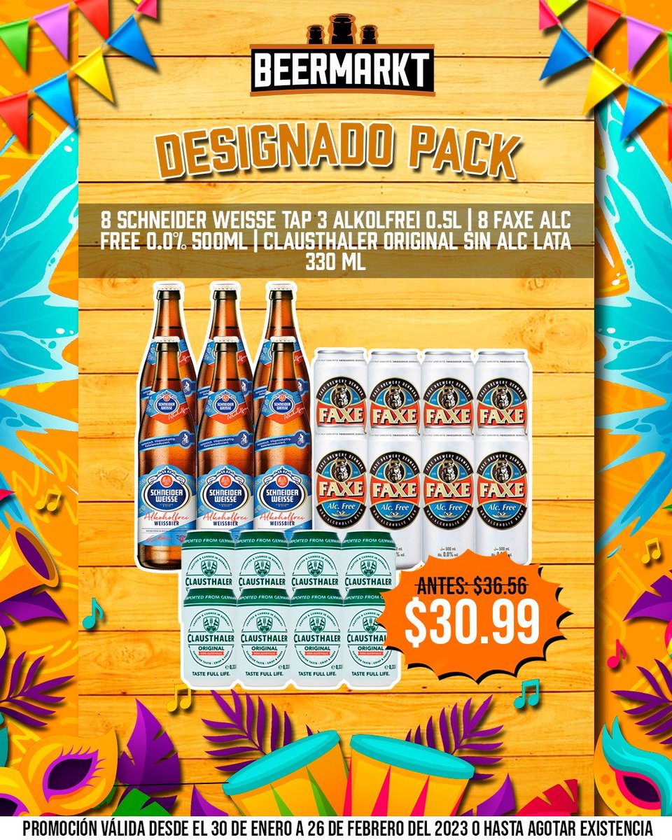 Beermarktpanama's tweet photo. Ya huele a culecos💦😎
Aprovecha las mejores promos para que armes tu party en estos carnavales 2023. https://t.co/lshfJVHMxE