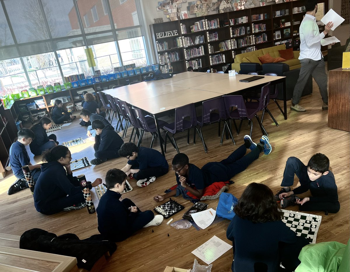 Preparing for our St. Anne Chess Tournament <a href="/stanne_school/">St. Anne School</a> #stannestyle