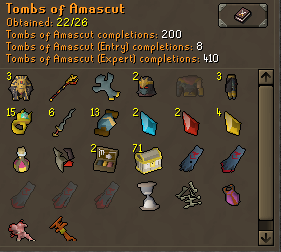 MutsOSRS's tweet photo. Now that ToA tasks are done, i'll be sending chill 400s till i get the body. Purple rate should be sweet 👀

https://t.co/Bx5unkeLlT https://t.co/HRNOIfCdRU