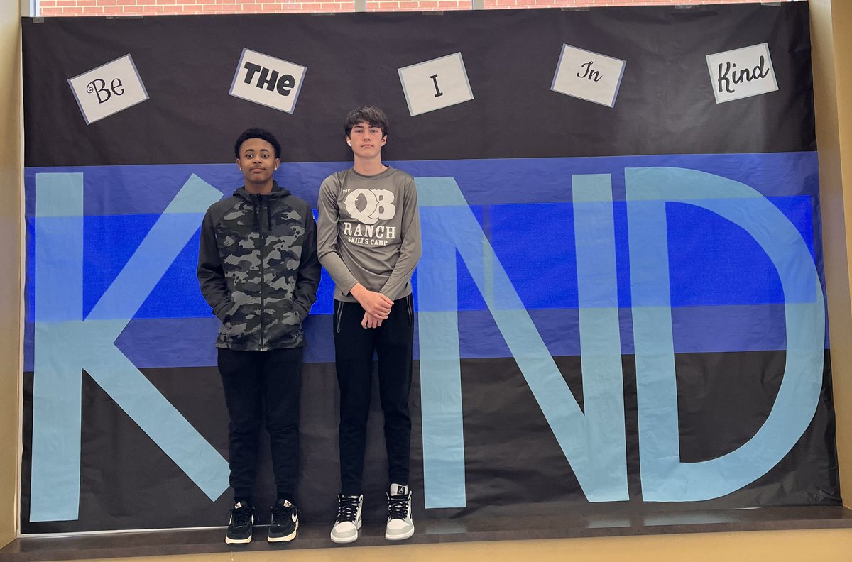 sfosterTMS's tweet photo. Keeping the I in KIND @Tidwell_MS #randomactsofkindnessmonth https://t.co/htKeswUizR
