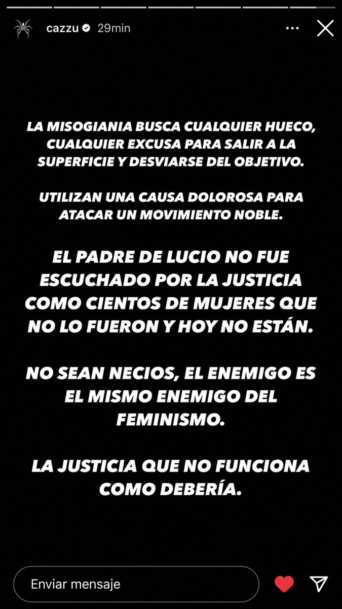 Cazzu solo habla con la verdad
#justiciaparalucio