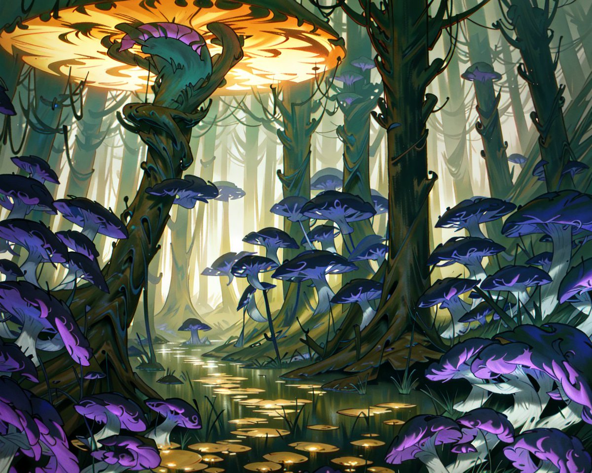 AI_AlchemistArt's tweet photo. Mushroom Forest

These are some concept pieces for a Pen and Paper Game a dear friend of mine is developing (and I’m helping a little).

One of the beautiful things about AI Art is, how it can supercharge the productivity of small scale creators. https://t.co/0OgefDZJki