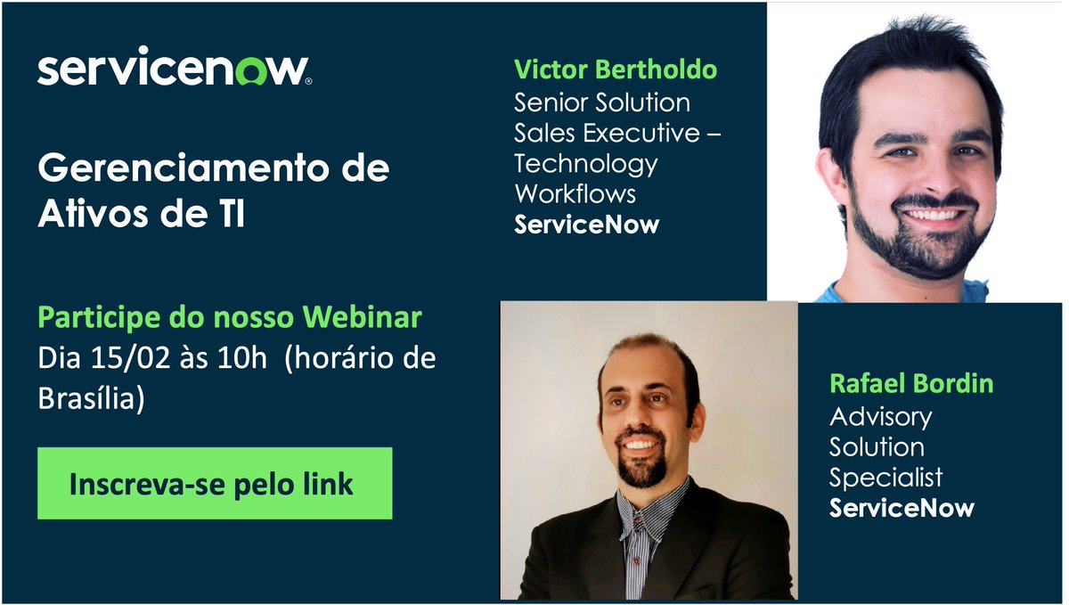 brunogfc's tweet photo. Organizações consomem grande parte de seu orçamento de TI com equipamentos e licenciamento de software. A ServiceNow pode garantir que estes ativos sejam disponibilizados, contabilizados, mantidos, atualizados e descartados com total visibilidade. https://t.co/z1AIA5XTiD https://t.co/qpRV58uuvD