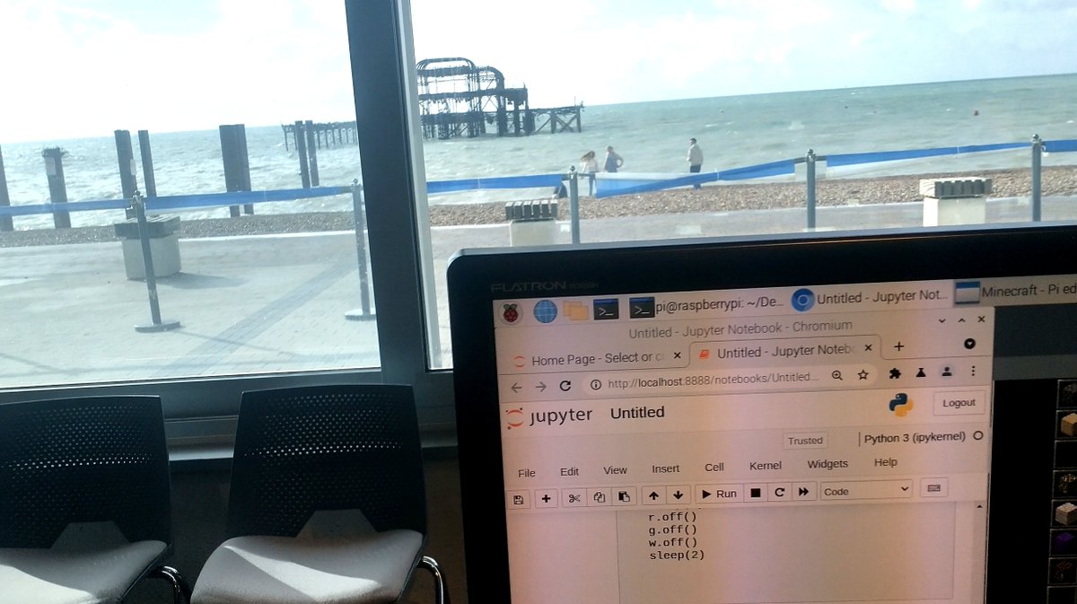 FreyaRJohnson's tweet image. Excited to be involved teaching how to hack Minecraft with Python in the @GeniusBrighton workshop coming up this half term! 
All sessions at the i360 in Brighton, book now:
mailchi.mp/308c1932c532/h…