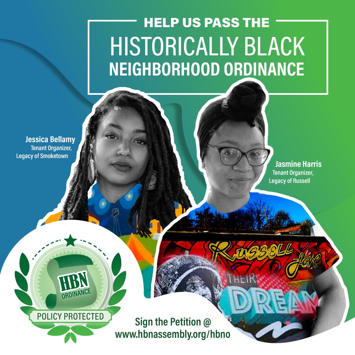 Black Residents need to be #PolicyProtected to #STOPGentrification! For years, #Louisville Metro govt has said they need anti-displacement policy. Well, here it is: The Historically Black Neighborhood Ordinance #HBNO 

Sign the Petition Today!
Individuals: tinyurl.com/27urf3va