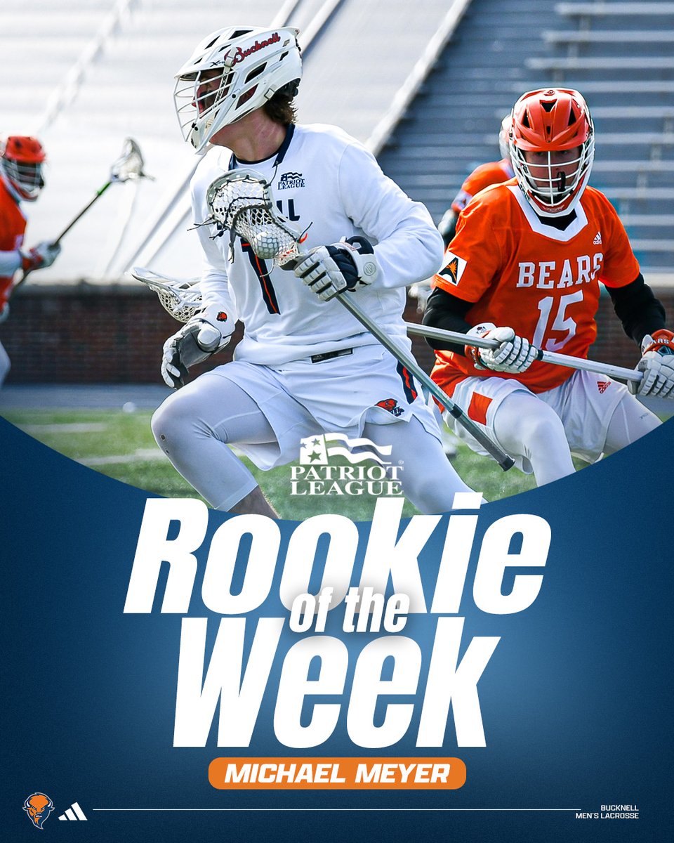 2⃣ Patriot League weekly awards following Saturday's season-opening win over the Bears. Congrats to Dutch Furlong and Michael Meyer! 

More: bit.ly/3leTM2D

🥍 #rayBucknell 🥍
