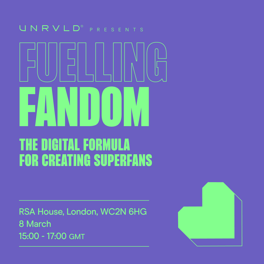 Are your customers Superfans? Register to hear from UNRVLD how iconic brands such as New Era Cap adopt the latest digital advances to keep up with today's consumer; from D2C propositions to building community to drive fan loyalty. Sign up now >bit.ly/3XcYvz4
#LiveEvent