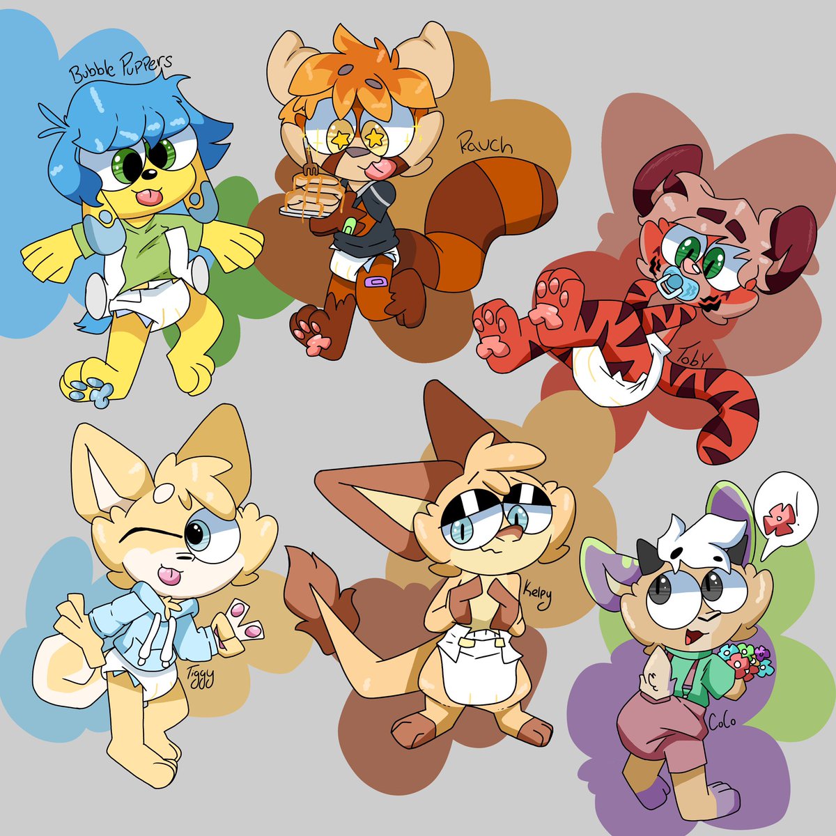 here’s a draw pile of some of my favorite artists! ^^ Who do you recognize?? :3c