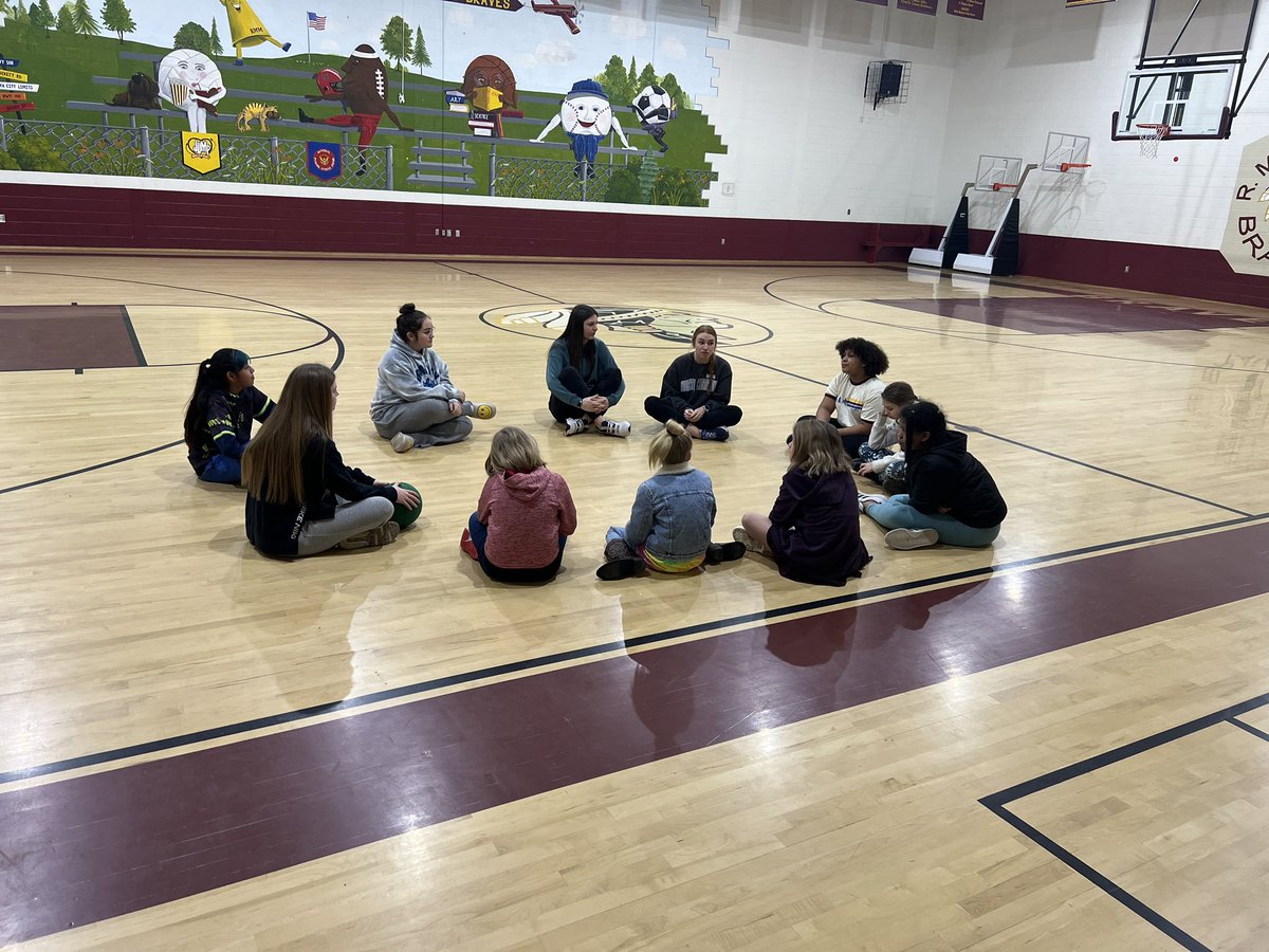 Great day of SALT today! The girls were able to discuss the work they did during our service day on Friday and the importance of serving others. Then, we played a team building game! We love our time spent with these girls on Monday mornings! ❤️ <a href="/coachjadams/">Jeremy Ty Adams</a> <a href="/R_M_Moore_Elem/">R M Moore</a>