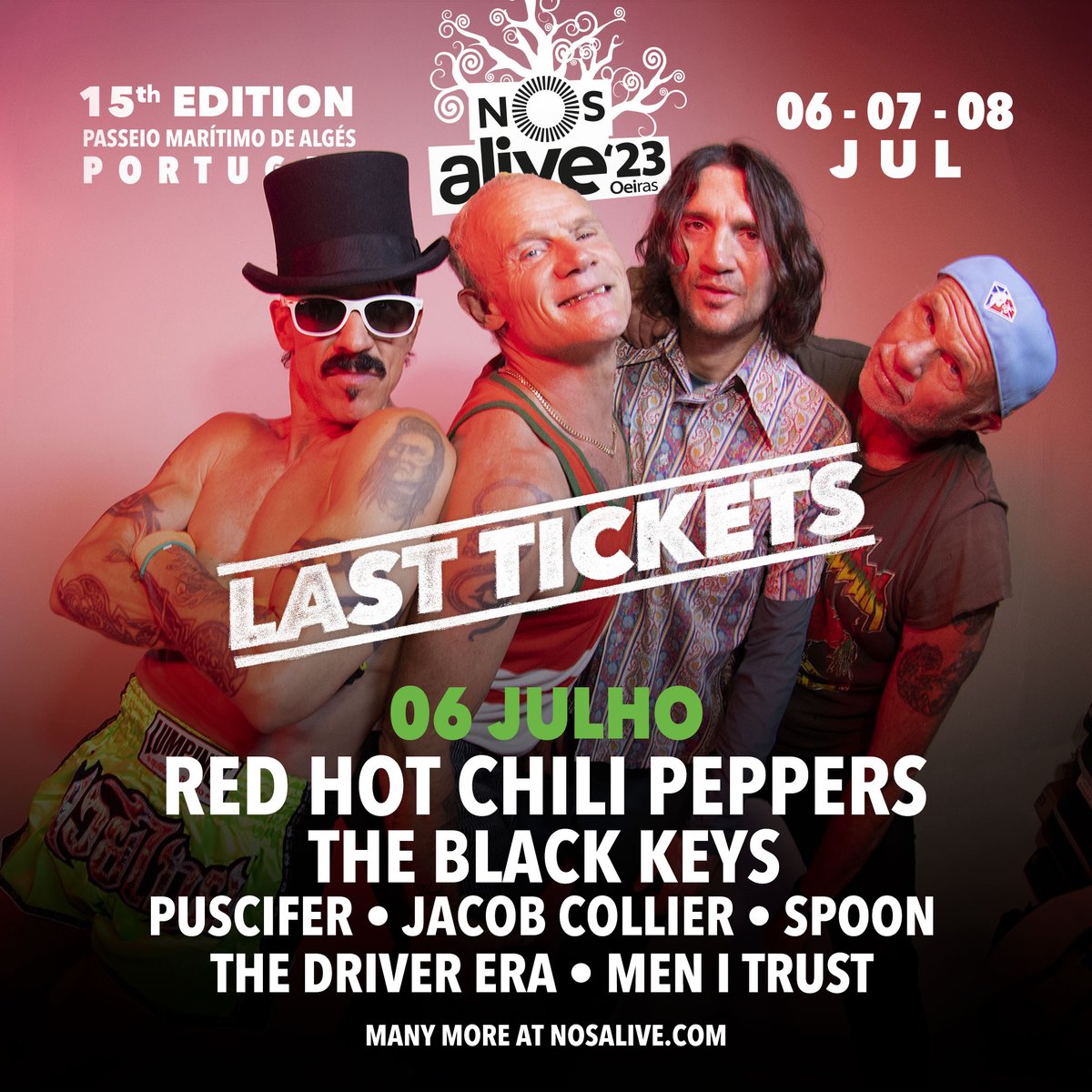 NOS_Alive's tweet photo. Vocês não se deixem dormir, maninhos. 🌴

🎫 Bilhetes em https://t.co/1N2ip0SJZH https://t.co/zGDkukhnn4