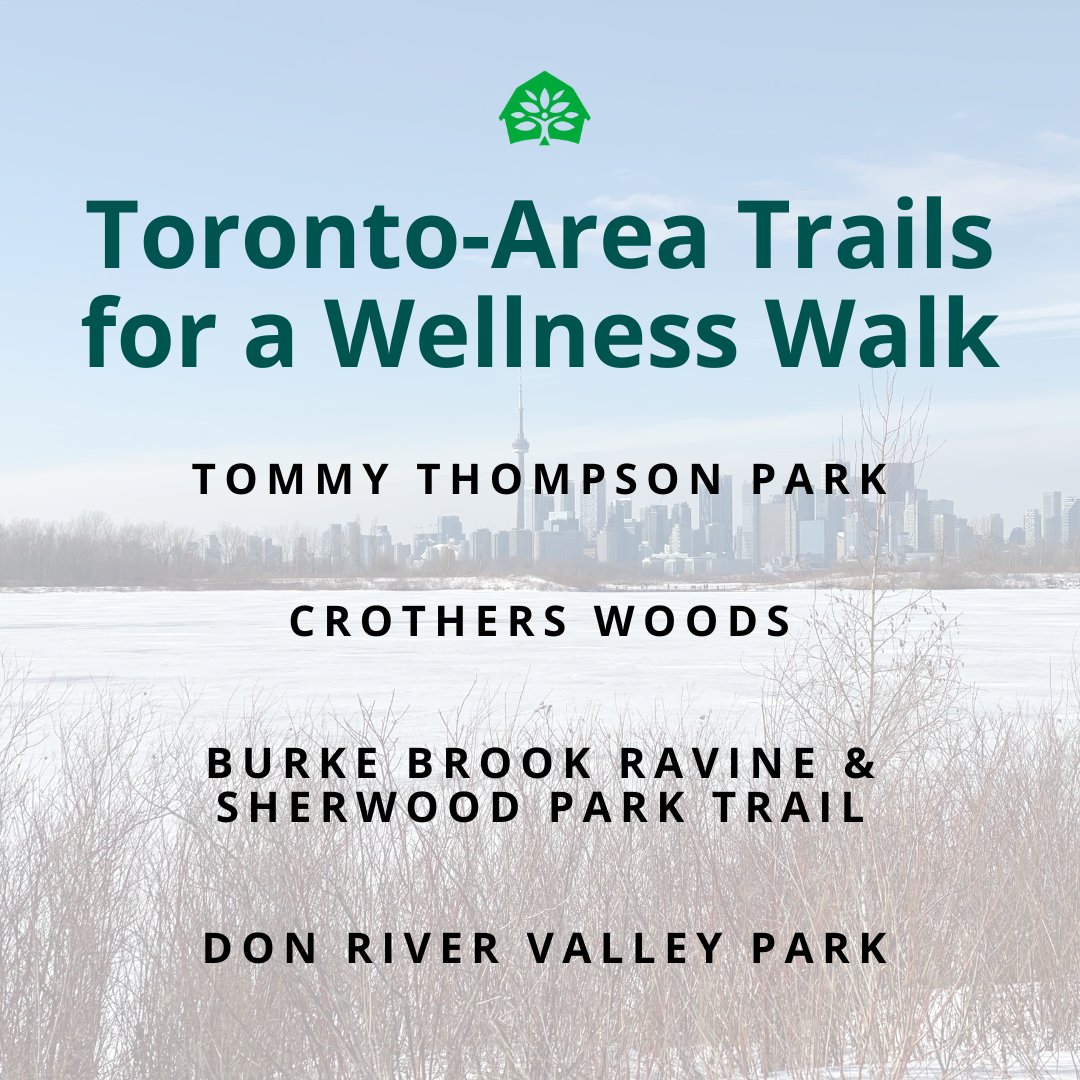 elisplacecanada's tweet photo. Nature is scientifically proven to improve mental health and wellness. Read more from @APA: https://t.co/bsHsetCedB 

Try these – a few of our favourite Greater Toronto Area trails! 

#MentalHealth #MentalHealthToronto #TorontoTrails #MentalHealthWalk https://t.co/AcezhgbTHE