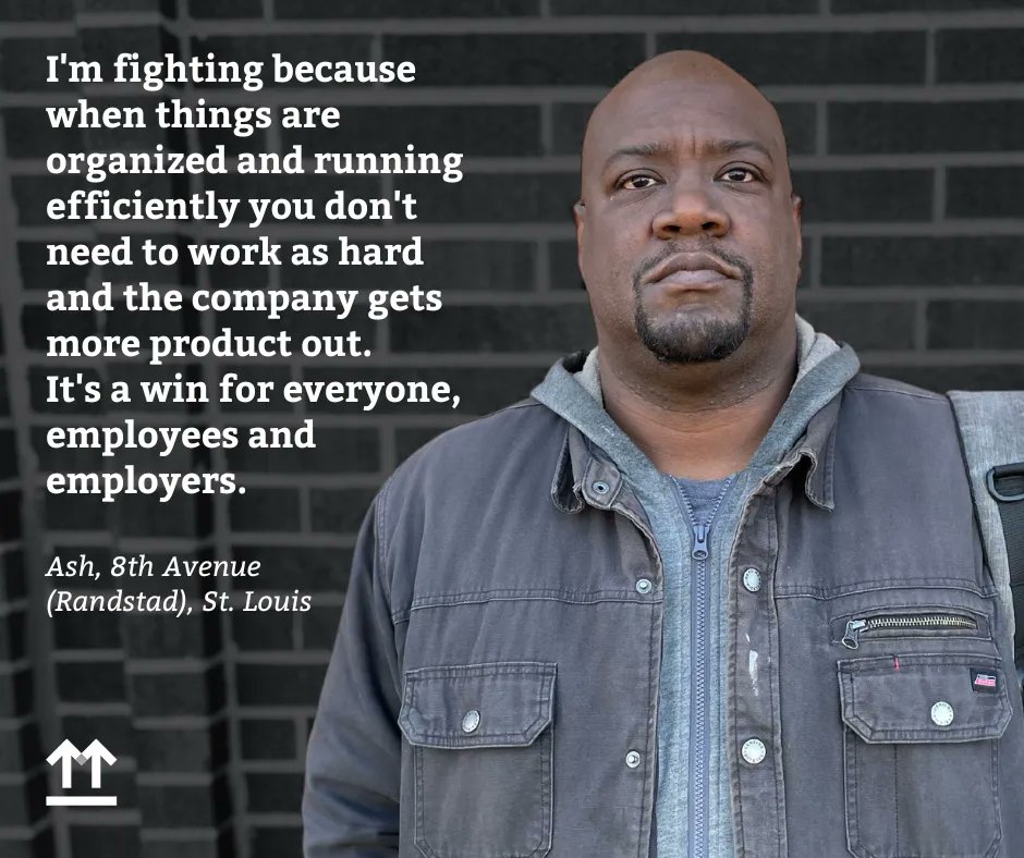 moworkerscenter's tweet photo. I'm fighting because when things are organized and running efficiently you don't need to work as hard and the company gets more product out. It's a win for everyone, employees and employers.
Ash, 8th Avenue (Randstad), St. Louis
#MOWorkers #UnionsForAll #AthenaForAll https://t.co/aIYHX83NfG