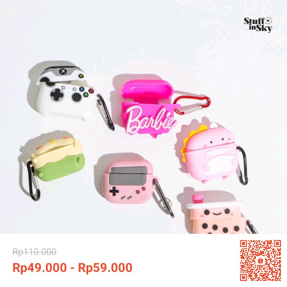 idejualanku's tweet image. Temukan Case Airpods Gen 3 Silicone Casing Motif 3D Cartoon Premium Silicone Case dengan potongan 55%!  shope.ee/501CqZXW5Y?sha… #ShopeeID #awkarin #OTWMalioboro #큥_전역라이브_절찬상영중 #CrashCourseInRomance #InterestofLove