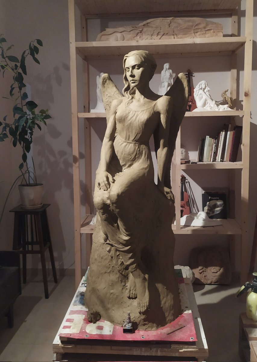 CmutMaksim's tweet photo. "Angel"
#sculpture #sculpart #academicsculpture #lnam #art #скульптура #ukrainianart #helpukraine https://t.co/ABOA0lyKAa