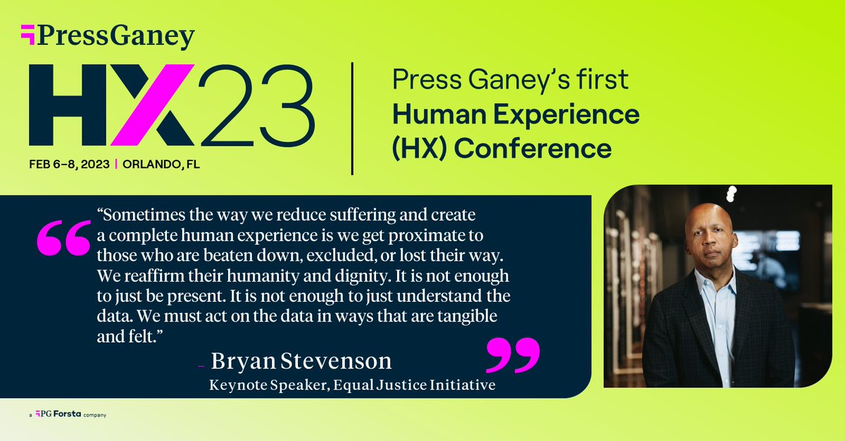 Way to kick off #HX23! Our keynote speaker, Bryan Stevenson, left everyone SPEECHLESS! What was everyone's favorite Bryan quote...we have too many to count! 🙌