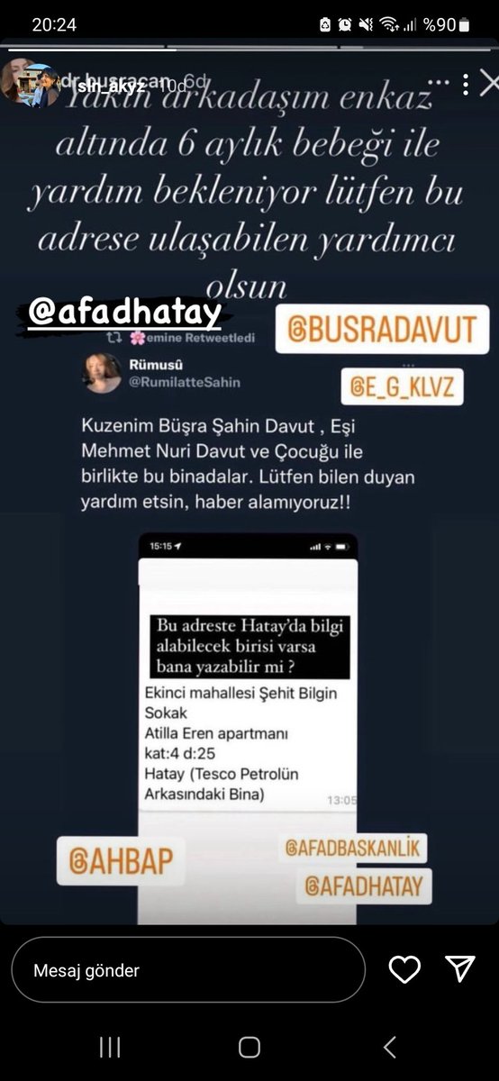 drsrgntlt33's tweet photo. @AFADBaskanlik @AFADHatay @ahbap https://t.co/OAZp3yWXTT