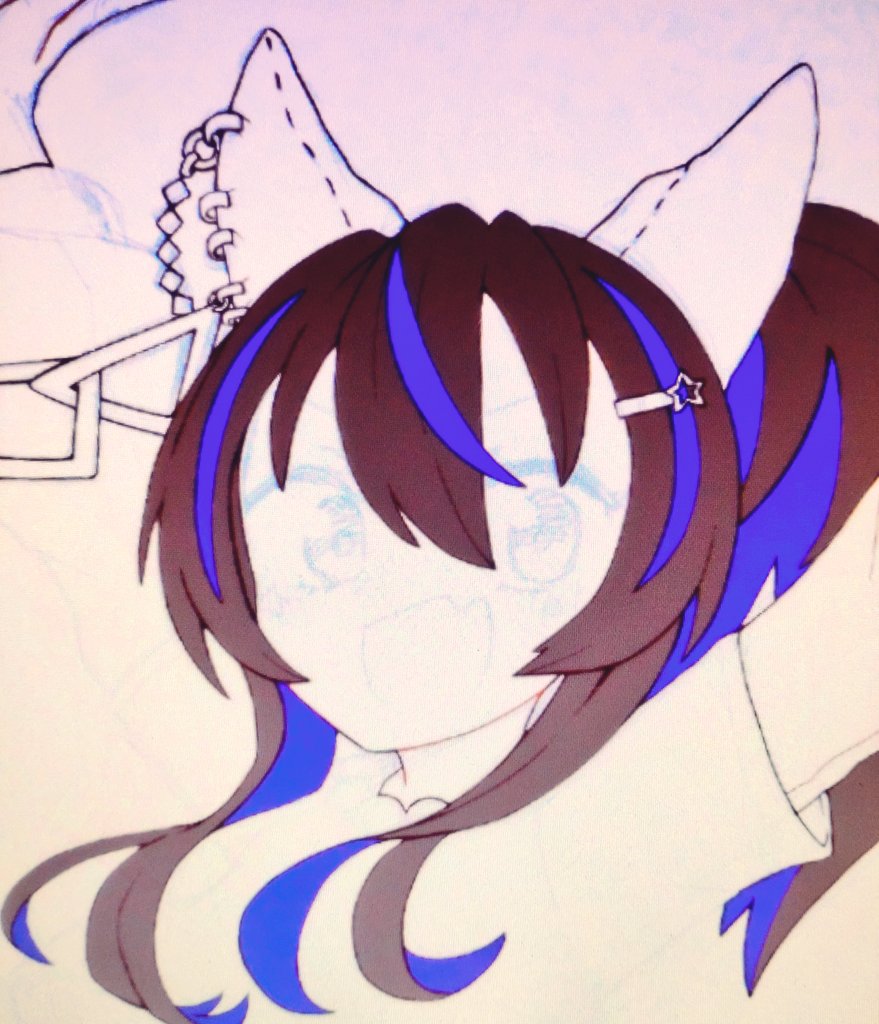 「ヘリオス描く時いつも言ってる気がするけどマジで耳の装飾わからんッッ!!! 」|ちゃっか♨Skeb募集中‼️のイラスト
