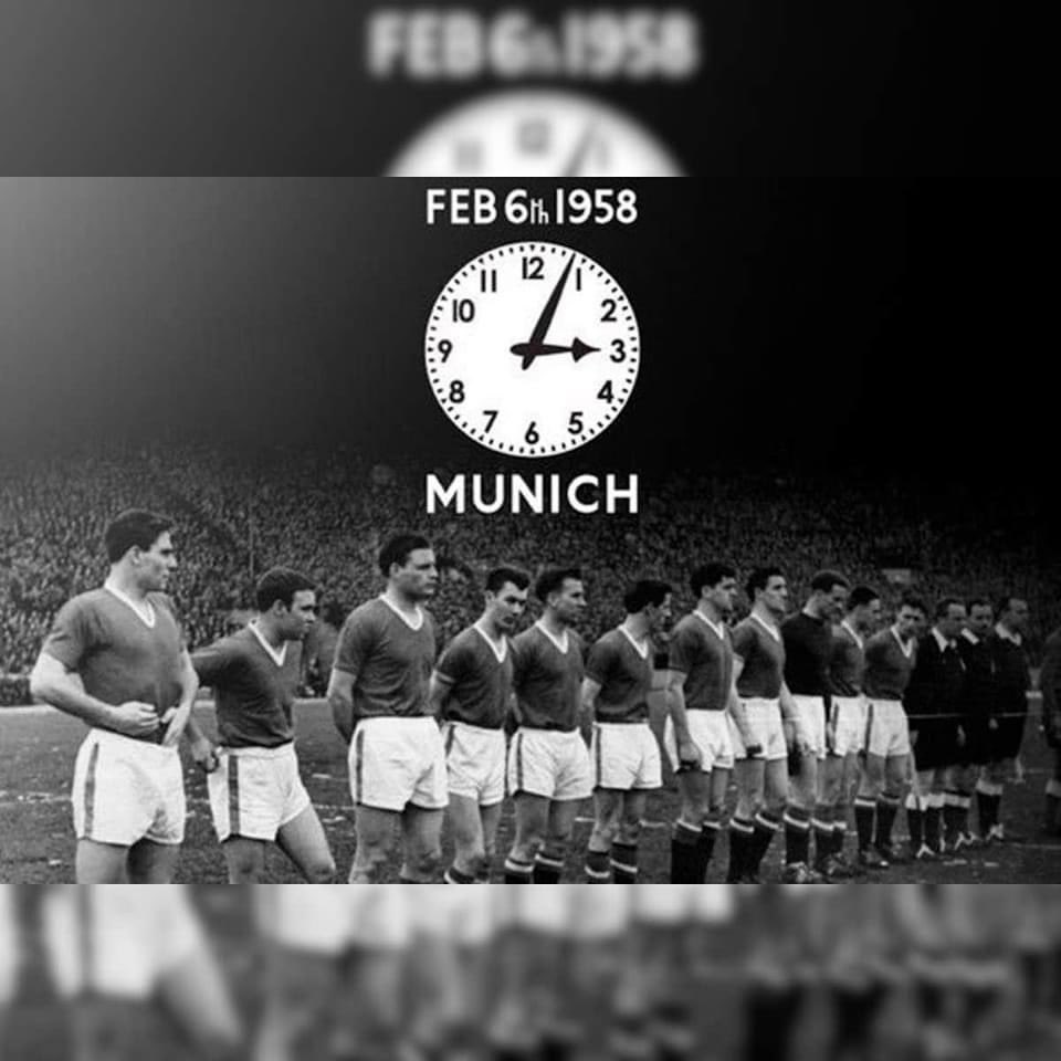 65 years ago today. We shall never forget them. #munichairdisaster #Munich1958