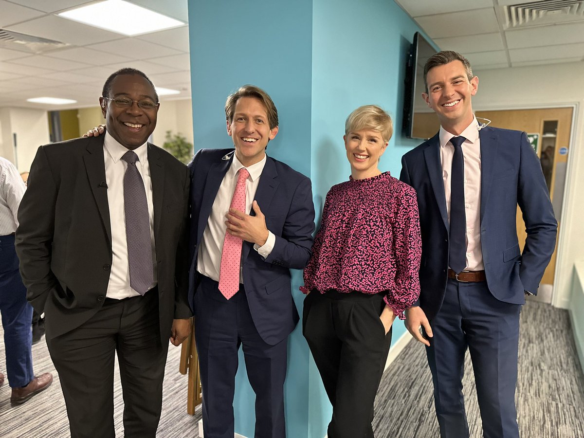 DavidWhiteleyTV's tweet image. News team: Assemble. 
Join us for @itvanglia Me @beckyjagotv @DonovanBlakeitv and @ChrisPage90 will be on #ITV1 as usual at 6. See you then….